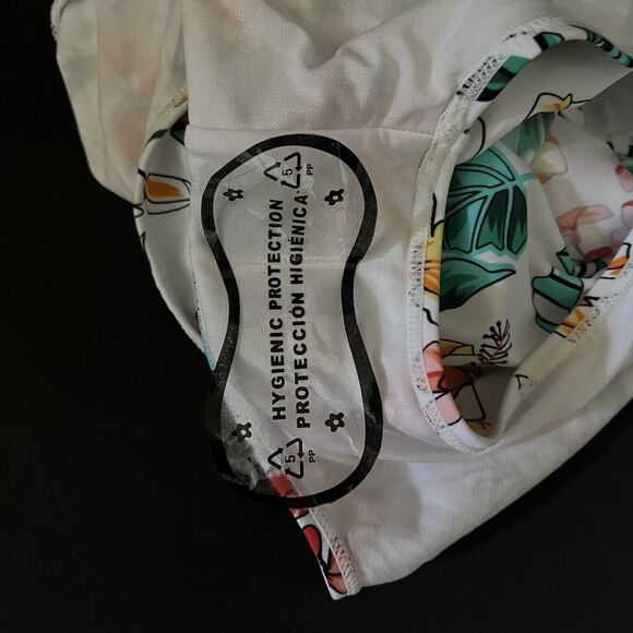 Tropical Floral Print Peplum Multiway One-Piece Swimwear XL Unbranded - Picture 9 of 9